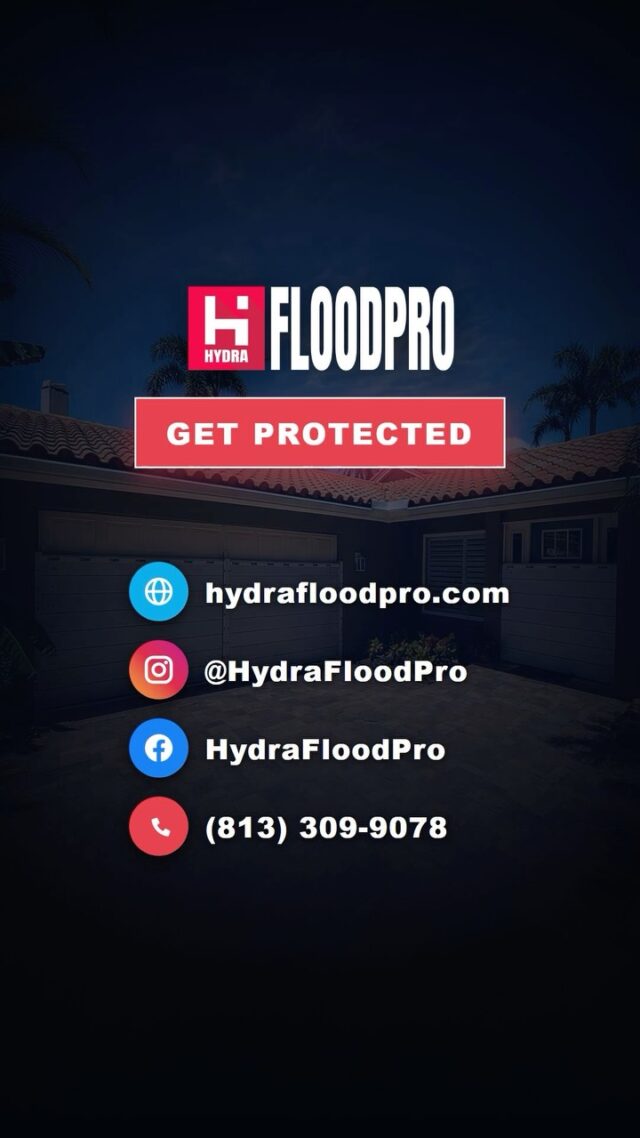 Storm season in Florida doesn’t take a year off, so your flood protection shouldn’t either. The HydraFloodPro system goes up before the storm and comes down once the water’s gone — and it’s ready to protect your home all over again the next time.

Engineered aluminum, sealed at every opening, and installed by our own crew. You buy it once and reuse it season after season.

The best time to protect your home is before the next storm, not during it.

#hydrafloodpro #floodprotection #hurricaneseason #floridahomes #stormprep