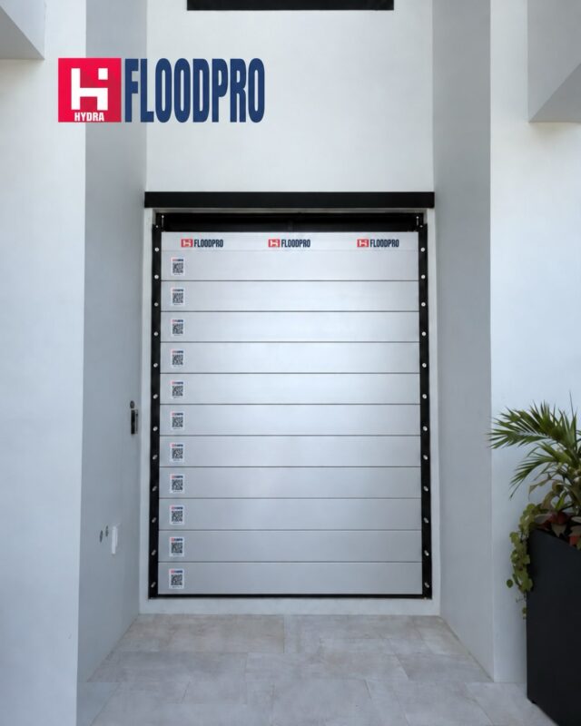 Clean lines. Serious protection.
This HydraFloodPro system was designed to secure a tall entryway while blending naturally with the property’s modern architecture. The result is a strong, custom-fit flood barrier that adds protection without taking away from the look of the space.
Engineered for the opening. Built for the unexpected.
#FloodProtection #ModernHome #StormPreparedness #CustomProtection #HydraFloodPro