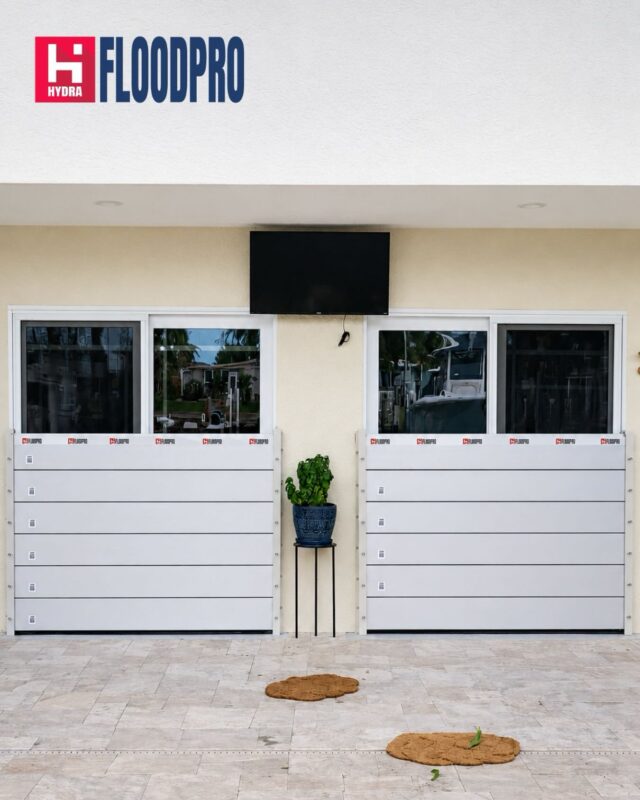 Two openings. One complete line of defense.

This installation helps protect the most vulnerable areas of the property while keeping the space clean, organized, and ready for everyday use. Because preparation should feel permanent, even when the barriers are removable.

Protect your property before the next storm arrives.

#hydrafloodpro #floodprotection #hurricanepreparedness #floridahomes #stormready